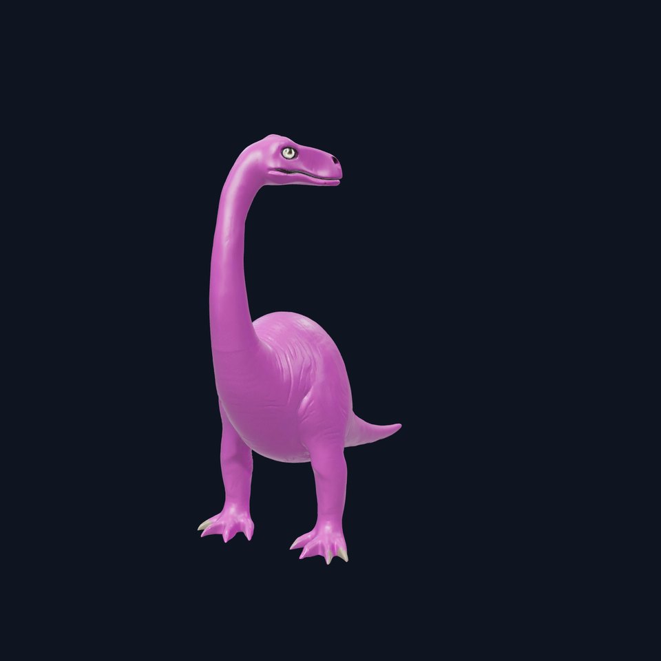 Purple Dinosaur model pack